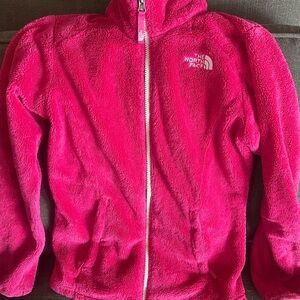 The North Face Hot Pink Full-Zip Fleece Jacket